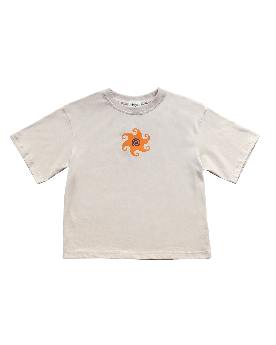 Sun Spiral Tee, Orange