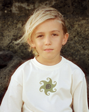 Sun Spiral Tee, Sage