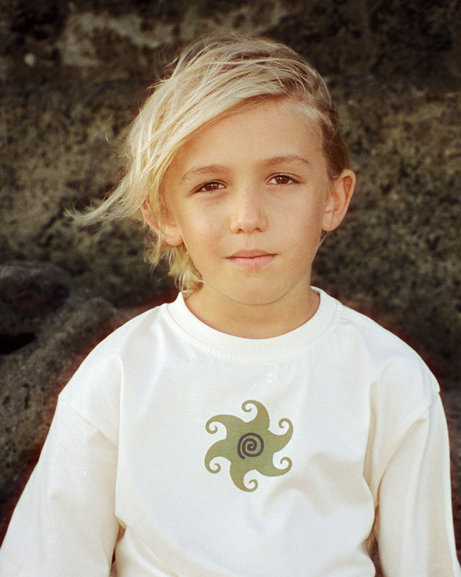 Sun Spiral Tee, Sage