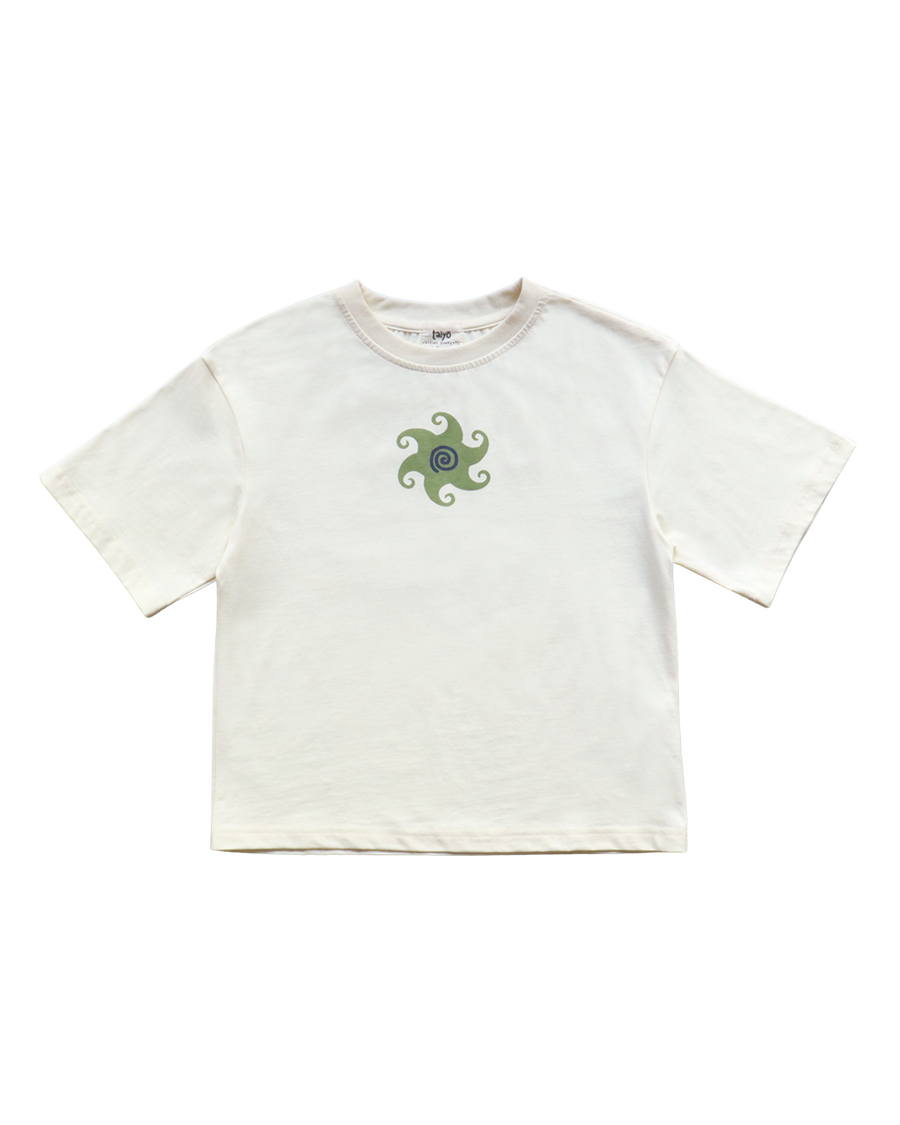 Sun Spiral Tee, Sage